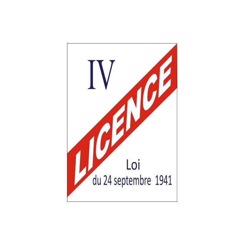 délivrance de la licence IV